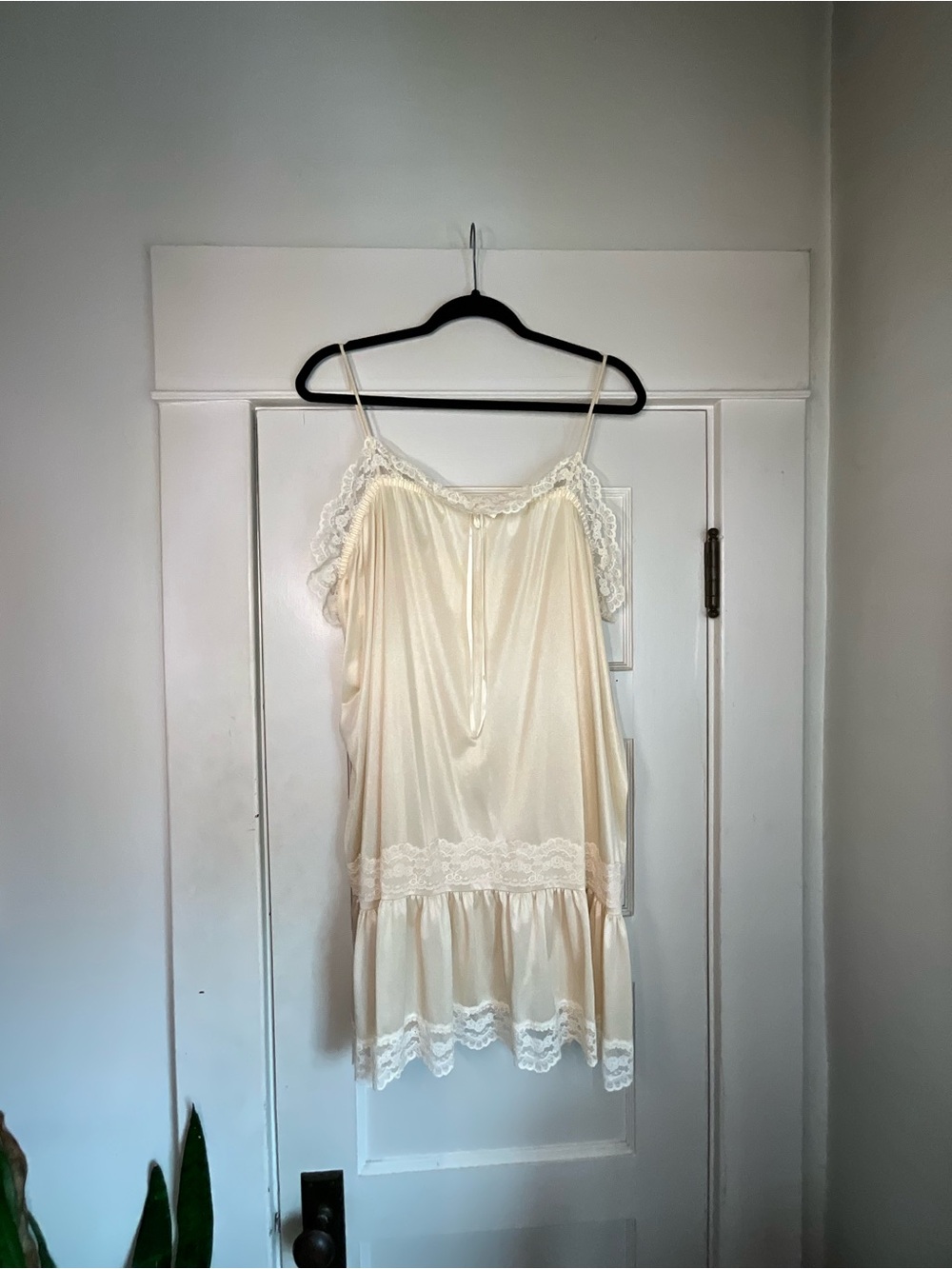 Gilligan & O'Malley Vintage Lace Chemise Slip